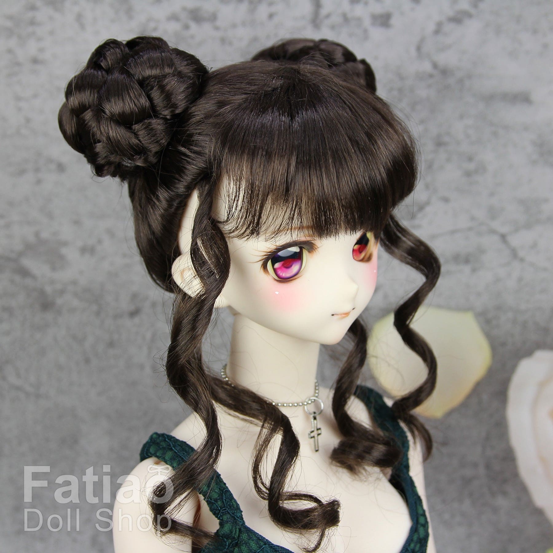 【Fatiao Doll Shop】FWF-729 娃用假髮 多色 / 8-9吋 BJD DD 1/3 - 紀物書館+JiWu Bookstore