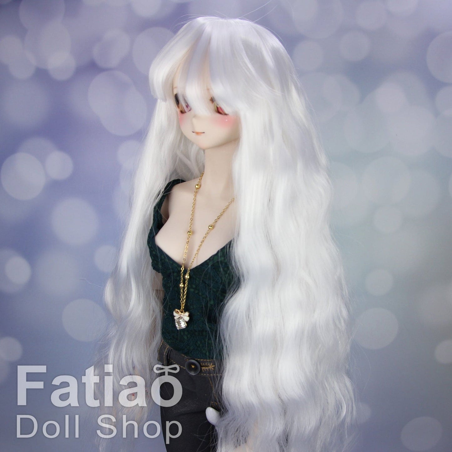 【Fatiao Doll Shop】FWS-001 Baby Wig Blue and Purple Gradient / 7-8 inch BJD 1/4 scale