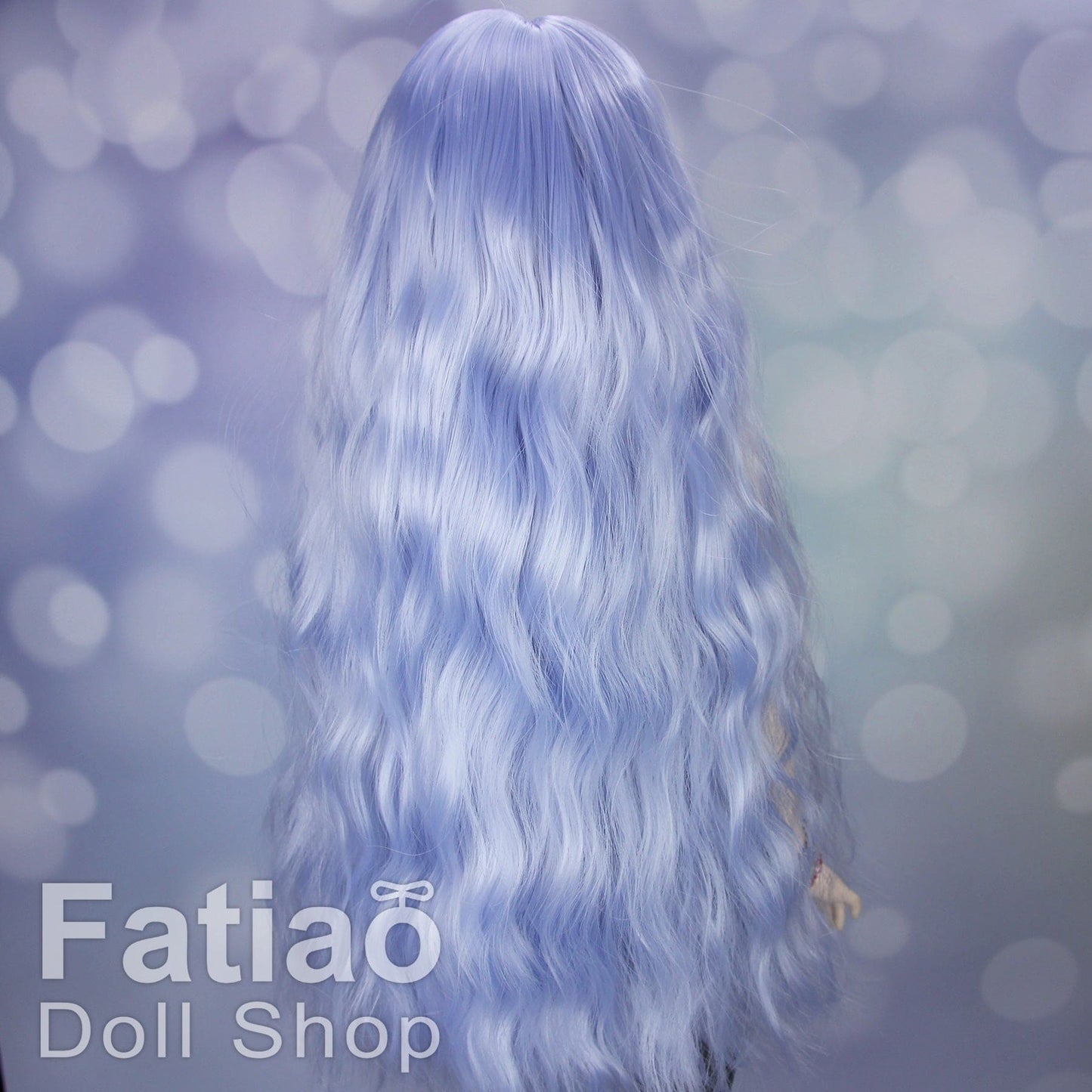 【Fatiao Doll Shop】FWS-001 Baby Wig Blue and Purple Gradient / 7-8 inch BJD 1/4 scale