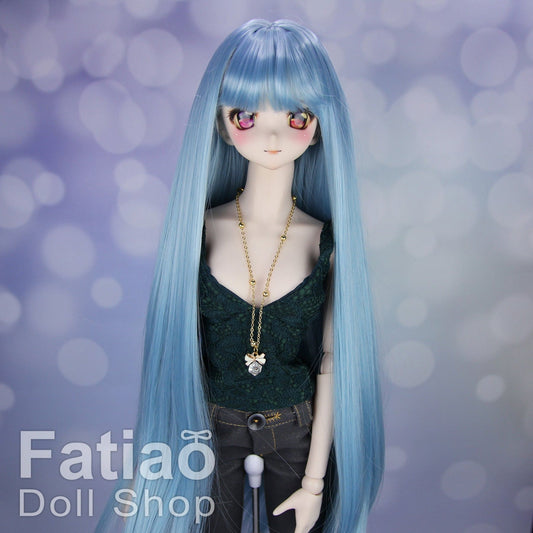 【Fatiao Doll Shop】FWS-001 Baby Wig Blue and Purple Gradient / 7-8 inch BJD 1/4 scale