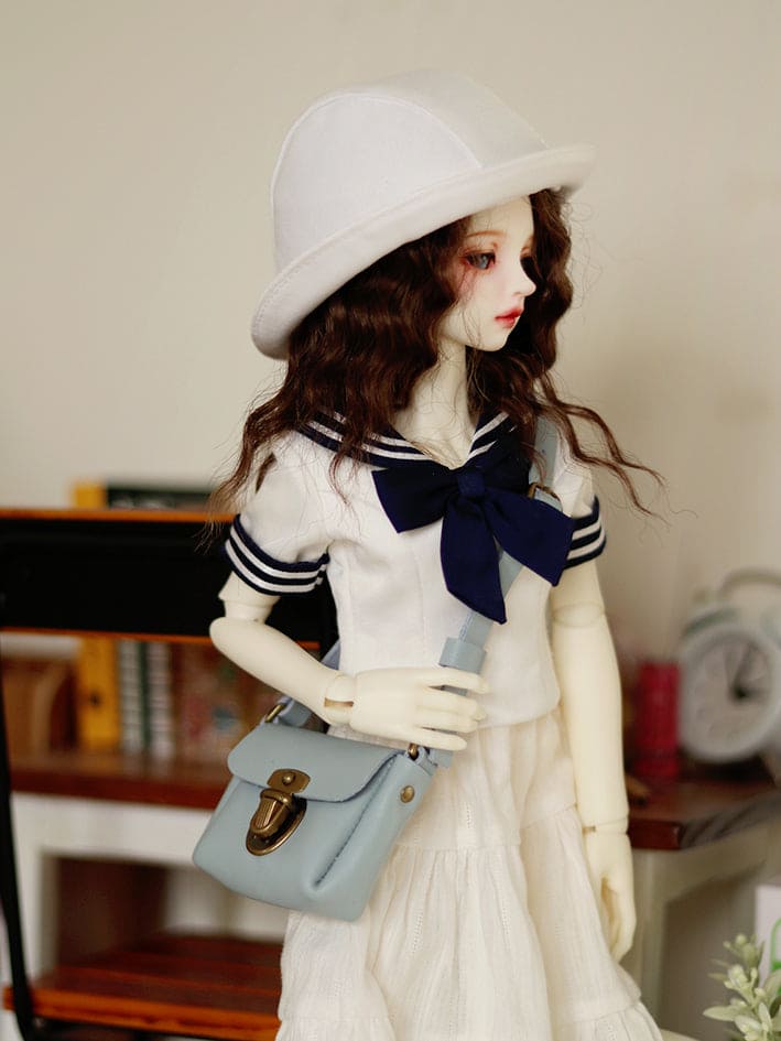 【1PinFun】肩背包 藍色 / 1/3 1/4 Dollfie Dream MDD AZO2 AngelPhilia - 紀物書館+JiWu Bookstore