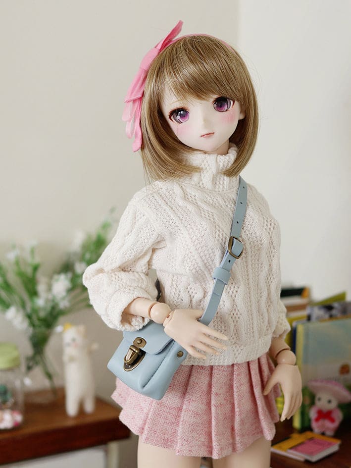 【1PinFun】肩背包 藍色 / 1/3 1/4 Dollfie Dream MDD AZO2 AngelPhilia - 紀物書館+JiWu Bookstore