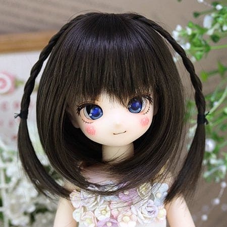 【Dollce】Low-Puchi Puchi ベビーウィッグ マルチカラー / 7インチ BJD 4分6分 iMda2.6 iMda3.0 