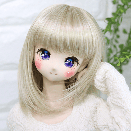 【Dollce】Semi Long 娃用假髮 多色 / 9吋 BJD DD 3分 4分 - 紀物書館+JiWu Bookstore
