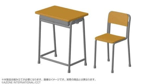 【AZONE】 娃用課桌椅 入套組 momoko 六分之一男子圖鑑 AZONE OB ruruko