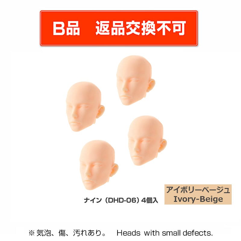 【PetWORKs】 One-Sixth Men's Illustrated Naked Head NINE B Product 