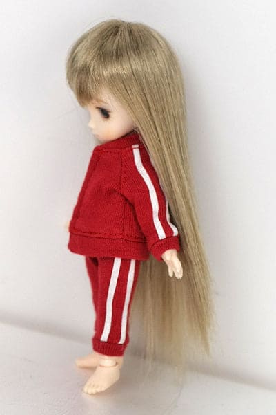 【PARABOX】運動服套組 紅 / OBITSU OB11 Azone Picconeemo SugarCups - 紀物書館+JiWu Bookstore