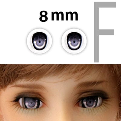 【パラボックス】Cartoon Eyes アクリル目玉 Fタイプ 8mm / OB11 クムクク AZONE