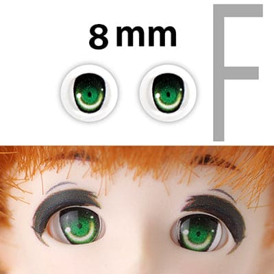 【PARABOX】卡通眼 壓克力眼珠 F款 8mm / OB11 kumukuku 小寵 AZONE