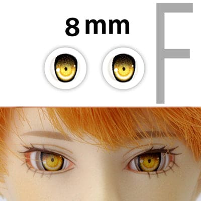 【PARABOX】卡通眼 壓克力眼珠 F款 8mm / OB11 kumukuku 小寵 AZONE