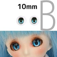 【PARABOX】卡通眼 壓克力眼珠 B款 10mm / OB11 kumukuku 小寵 AZONE