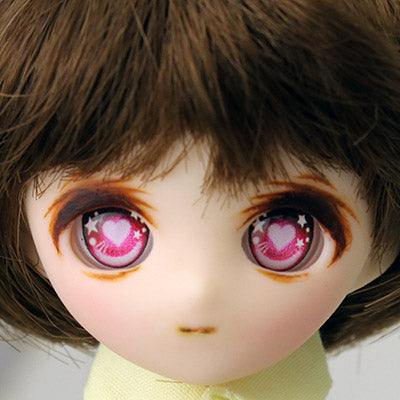 【PARABOX】卡通閃眼 壓克力娃眼 愛心款 12mm / OB11 小寵 1/6 BJD