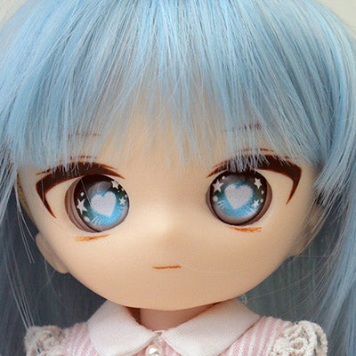 【PARABOX】卡通閃眼 壓克力娃眼 愛心款 20mm / MDD Angel Philia 1/4 BJD