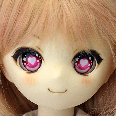 【PARABOX】卡通閃眼 壓克力娃眼 愛心款 22mm / MDD Dollfie Dream 1/4 BJD