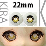 【PARABOX】卡通閃眼 壓克力娃眼 愛心款 22mm / MDD Dollfie Dream 1/4 BJD