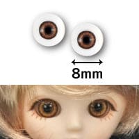 【PARABOX】擬真眼 壓克力娃眼 8mm / KUMUKUKU OB11