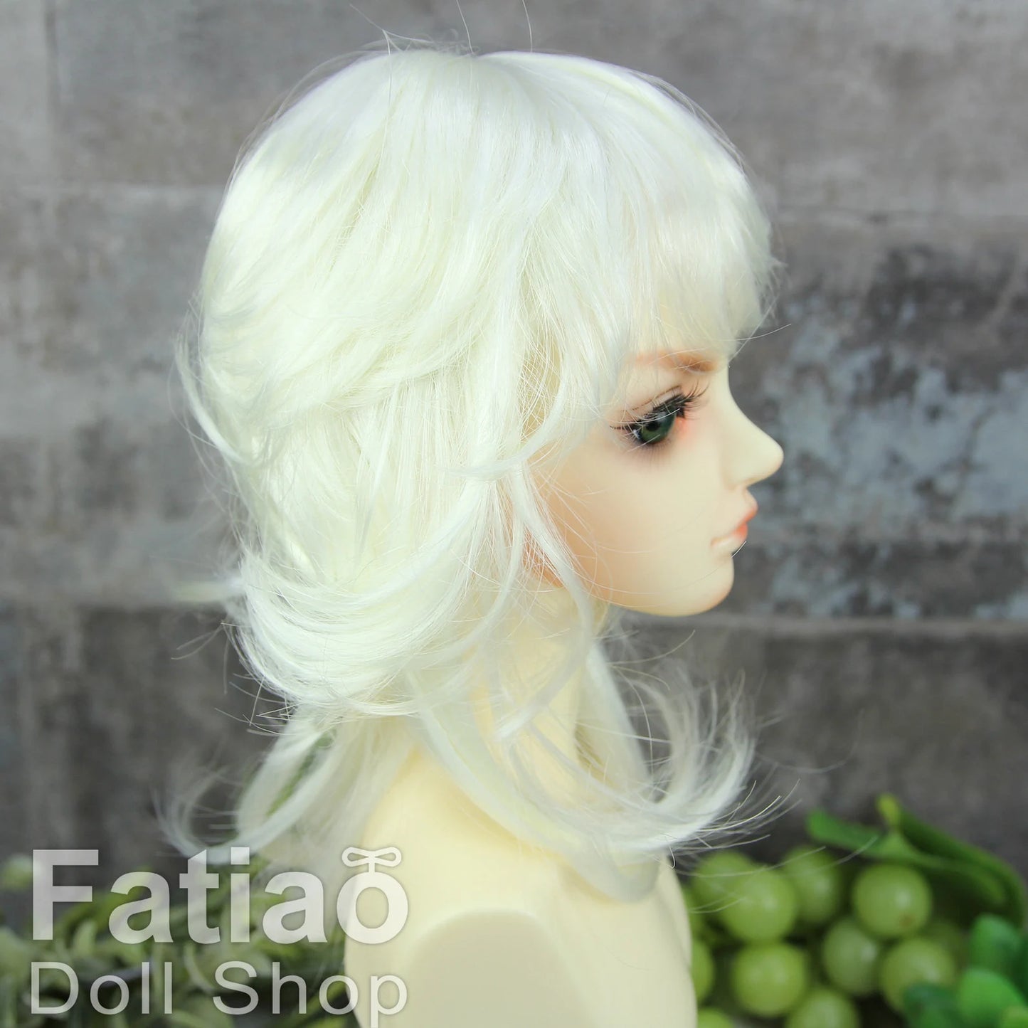 【Fatiao Doll Shop】FWF-696 baby wig multi-color/8-9 inches BJD DD 3 points MDD 