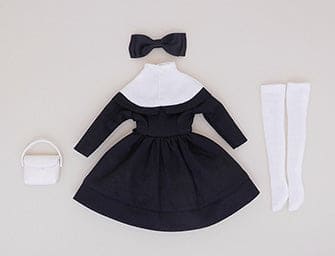 【Licca Castle】Galum Collection 15 拼接領洋裝組 / 22cm Pureneemo OB22 ruruko