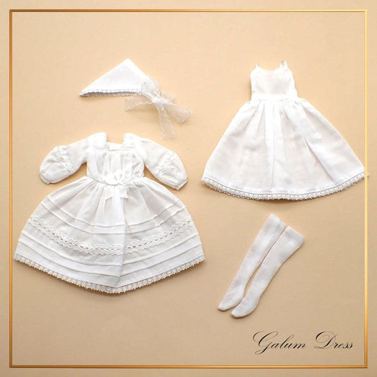 【Licca Castle】Galum Collection 21 方領洋裝組 / 22cm Pureneemo OB22 ruruko