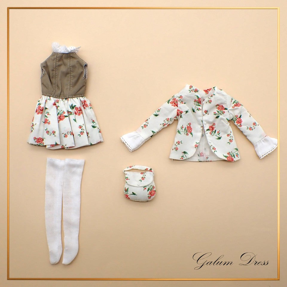 【Licca Castle】Galum Collection 23 印花外套洋裝組 / 22cm Pureneemo OB22 ruruko