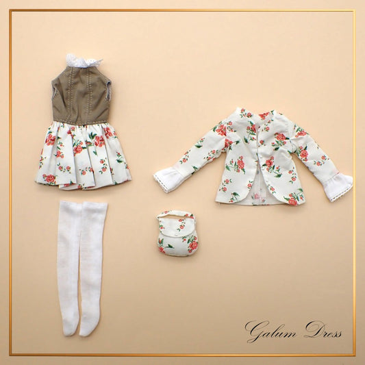 【Licca Castle】Galum Collection 23 印花外套洋裝組 / 22cm Pureneemo OB22 ruruko
