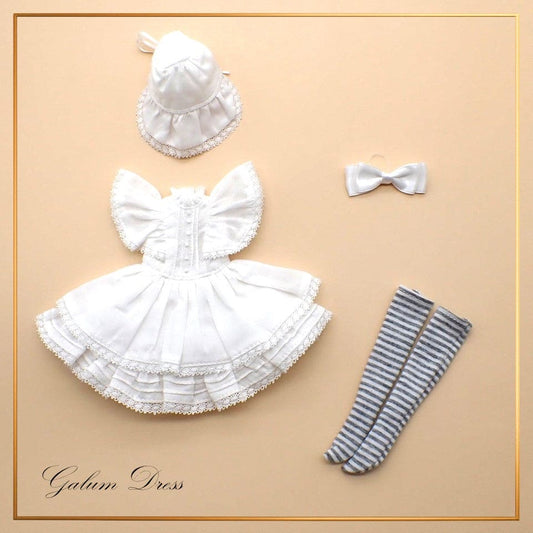 【Licca Castle】Galum Collection 7 風琴褶洋裝組 / 22cm Pureneemo OB22 ruruko