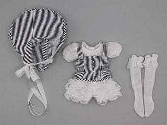 【Licca Castle】Galum Collection 8 荷葉邊連身褲組 / 22cm Pureneemo OB22 ruruko