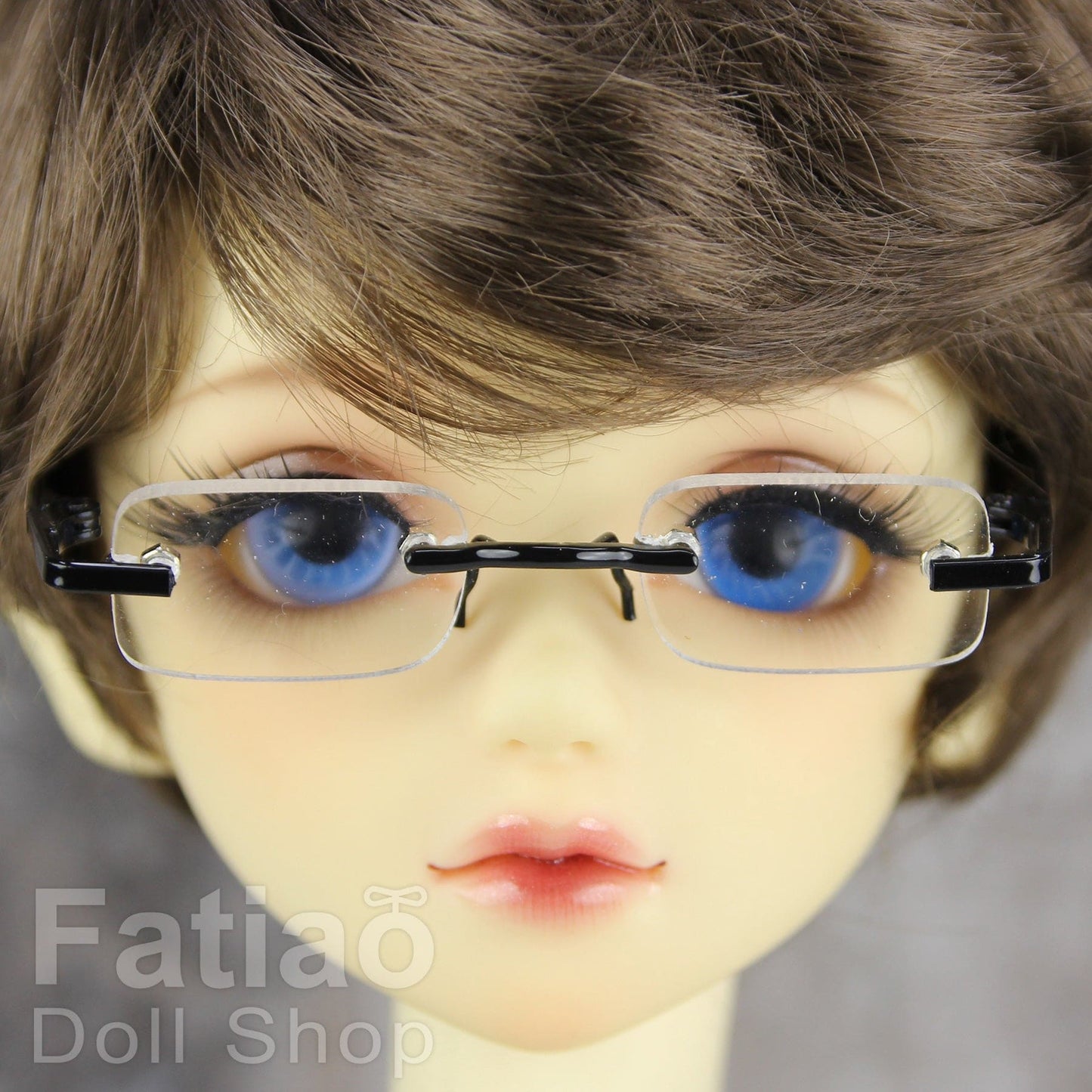 【Fataio Doll Shop】スクエアリムレスメガネ/BJD 3点式 SD DD MDD