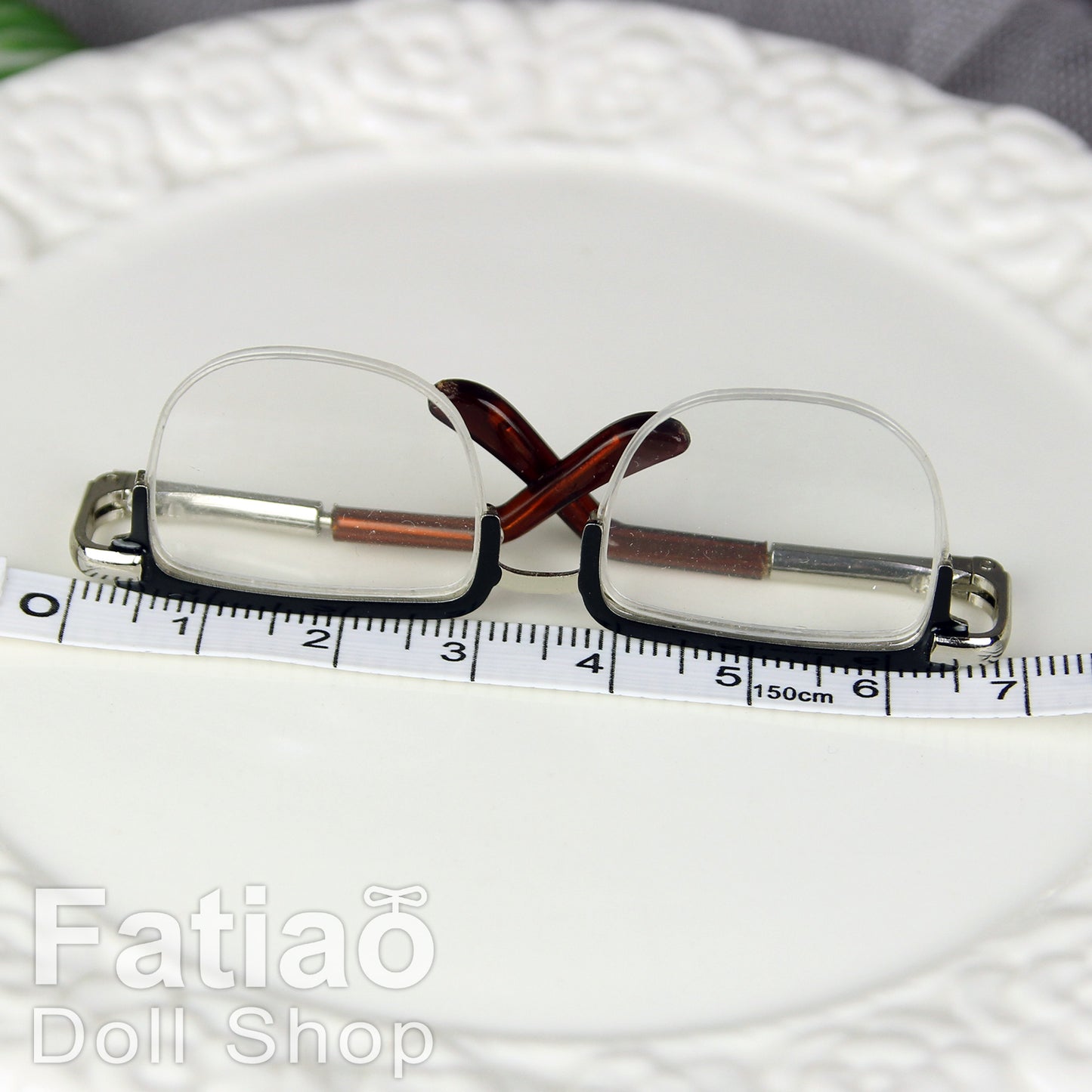 【Fataio Doll Shop】方圓無框眼鏡 N01 / BJD 3分 SD DD MDD