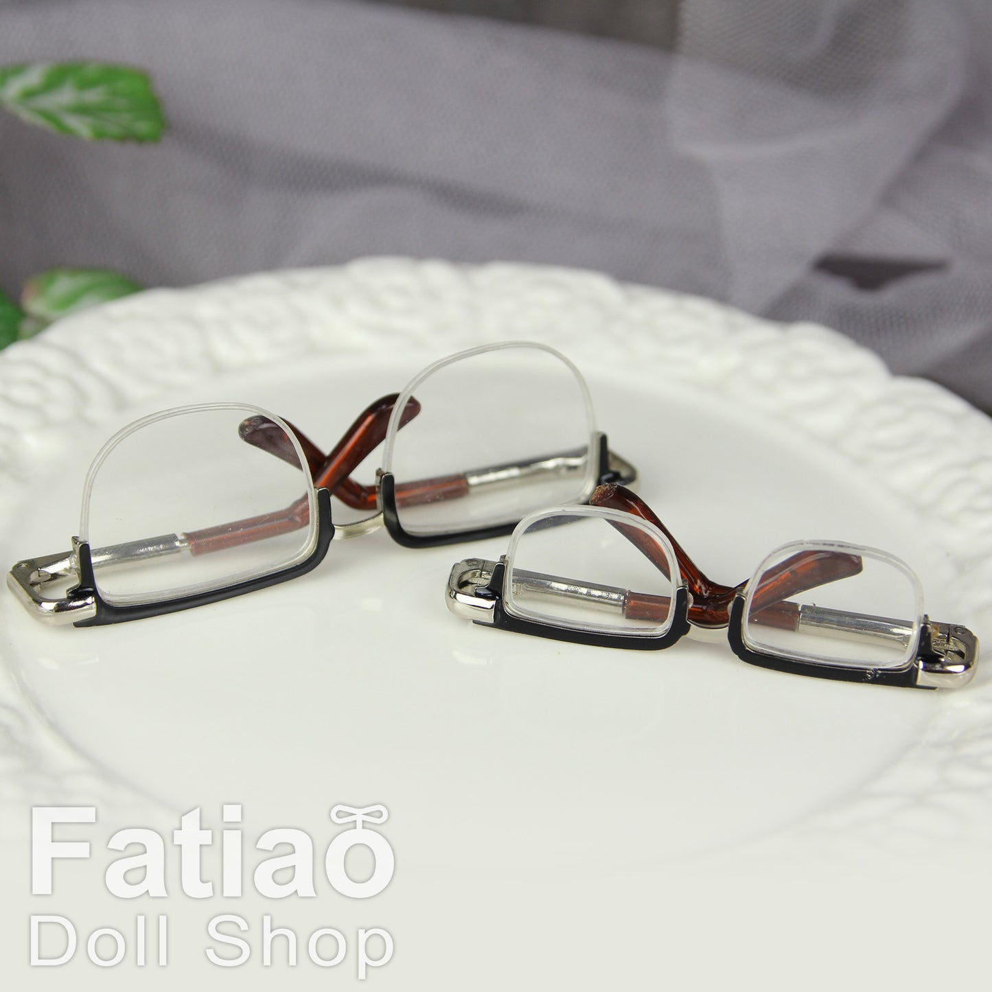 【Fataio Doll Shop】方圓無框眼鏡 N01 / BJD 3分 SD DD MDD