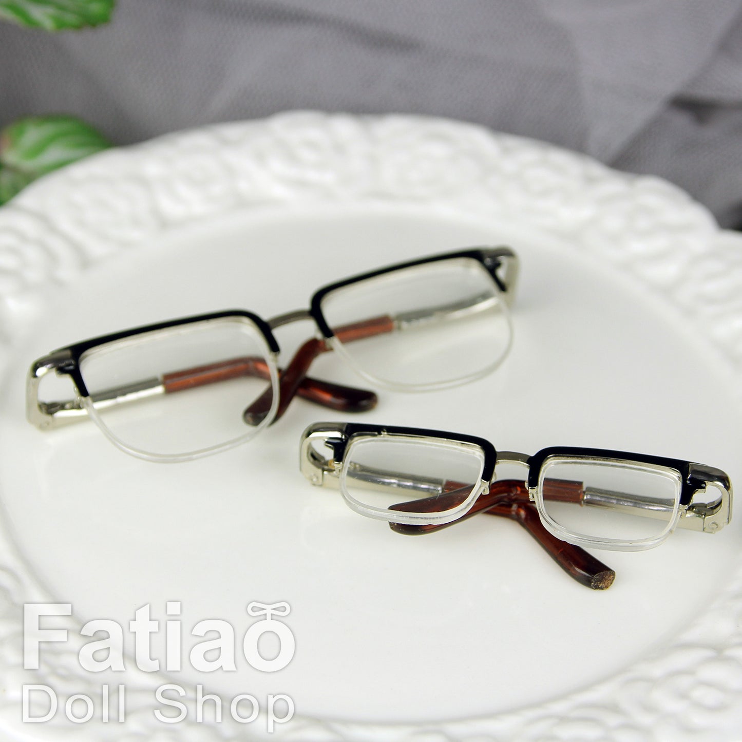 【Fataio Doll Shop】方圓無框眼鏡 N01 / BJD 3分 SD DD MDD