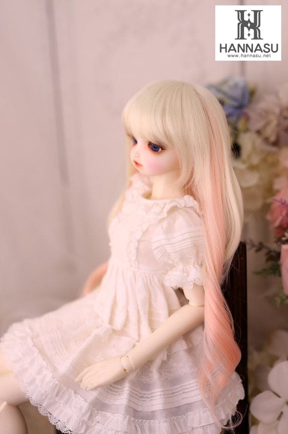 【HANNASU】HSW-1012 娃用假髮 多色 / 7~8吋 BJD 4分 MSD iMda3.0