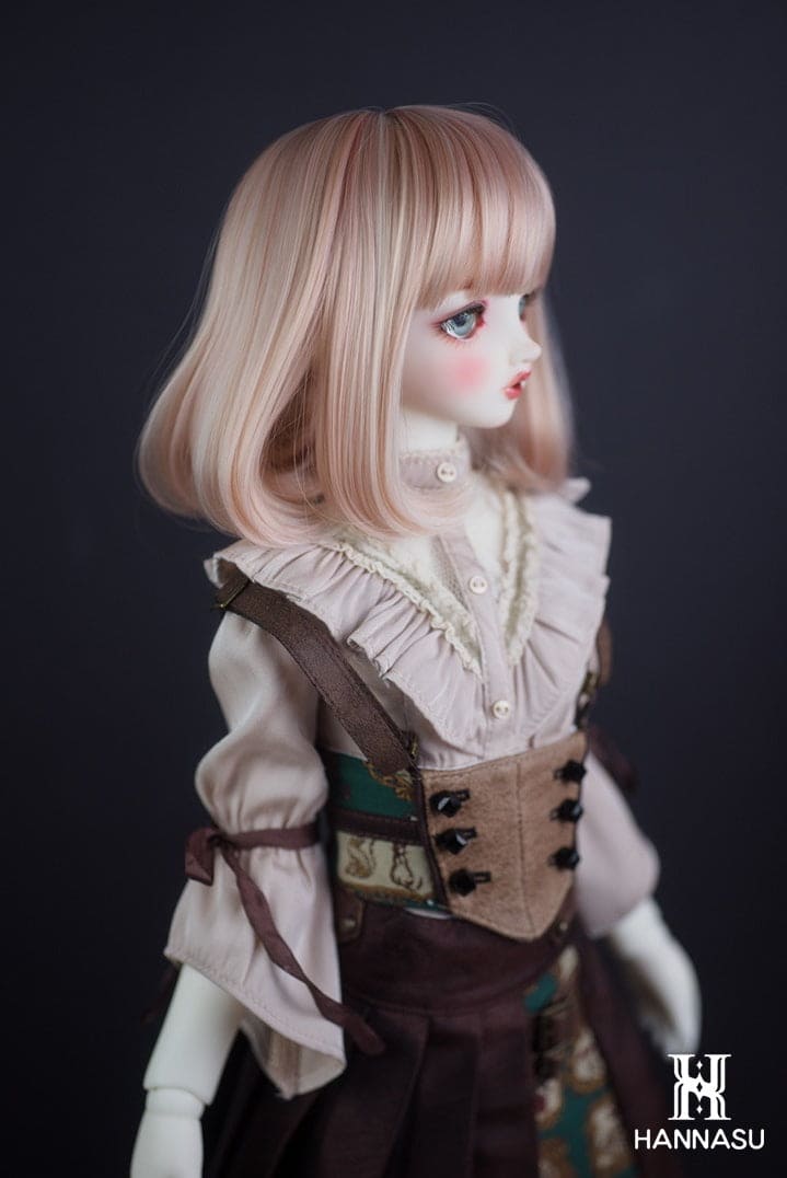 【HANNASU】HSW-1053 娃用假髮 多色 / 9~10吋 BJD DD 3分 MDD