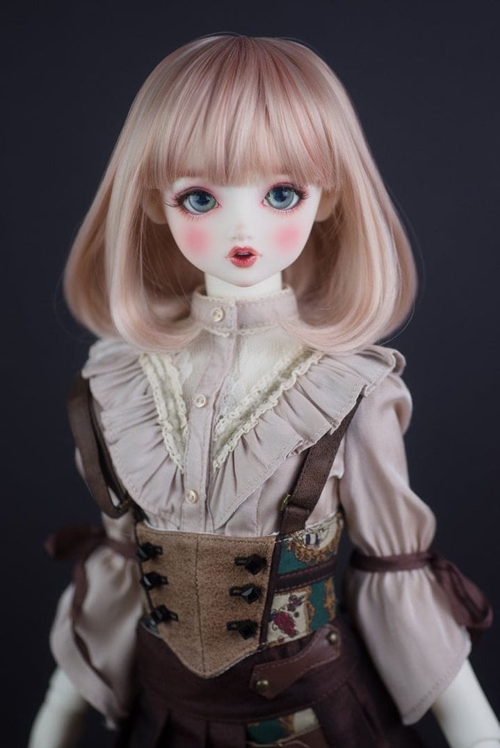 【HANNASU】HSW-1053 娃用假髮 多色 / 8~9吋 BJD DD 3分 MDD