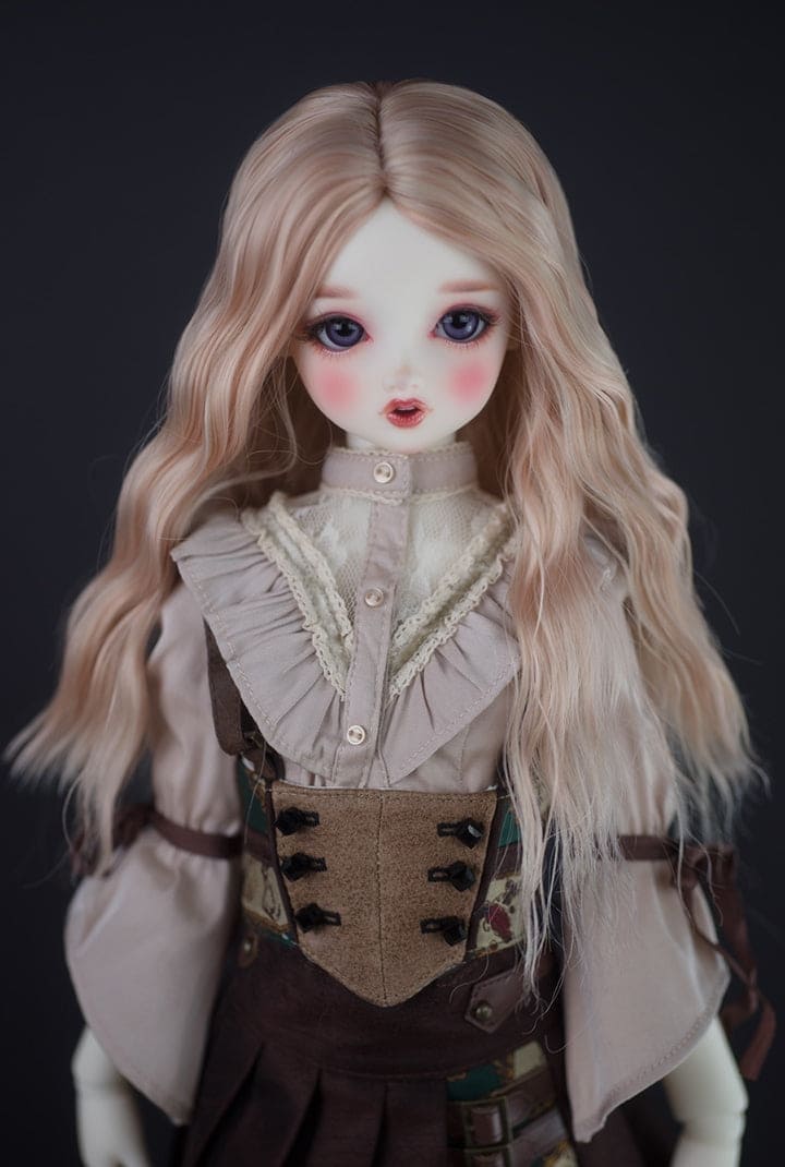 【HANNASU】 HW-1002 娃用假髮 多色 / 9~10吋 BJD DD 1/3 MDD - 紀物書館+JiWu Bookstore