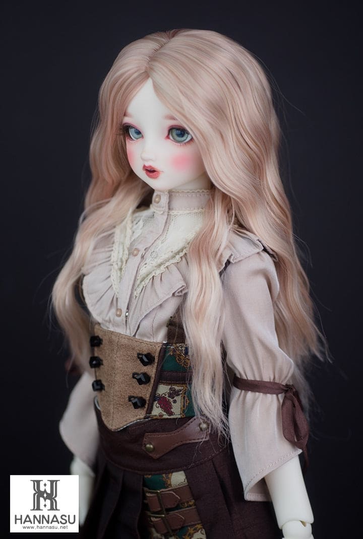 【HANNASU】 HW-1002 娃用假髮 多色 / 9~10吋 BJD DD 1/3 MDD - 紀物書館+JiWu Bookstore