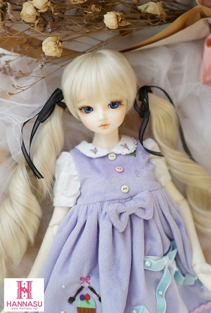 【HANNASU】 HW-1028 娃用假髮 多色 / 9~10吋 BJD DD 1/3 MDD - 紀物書館+JiWu Bookstore