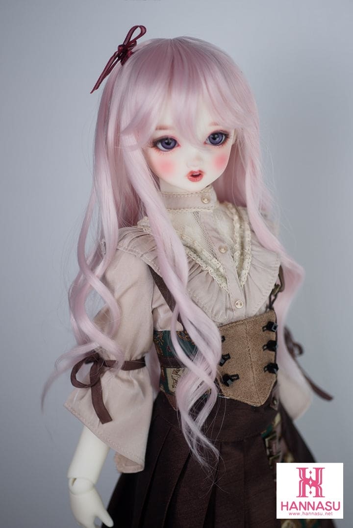 【HANNASU】HW-1038 娃用假髮 多色 / 8~9吋 BJD DD 1/3 MDD - 紀物書館+JiWu Bookstore