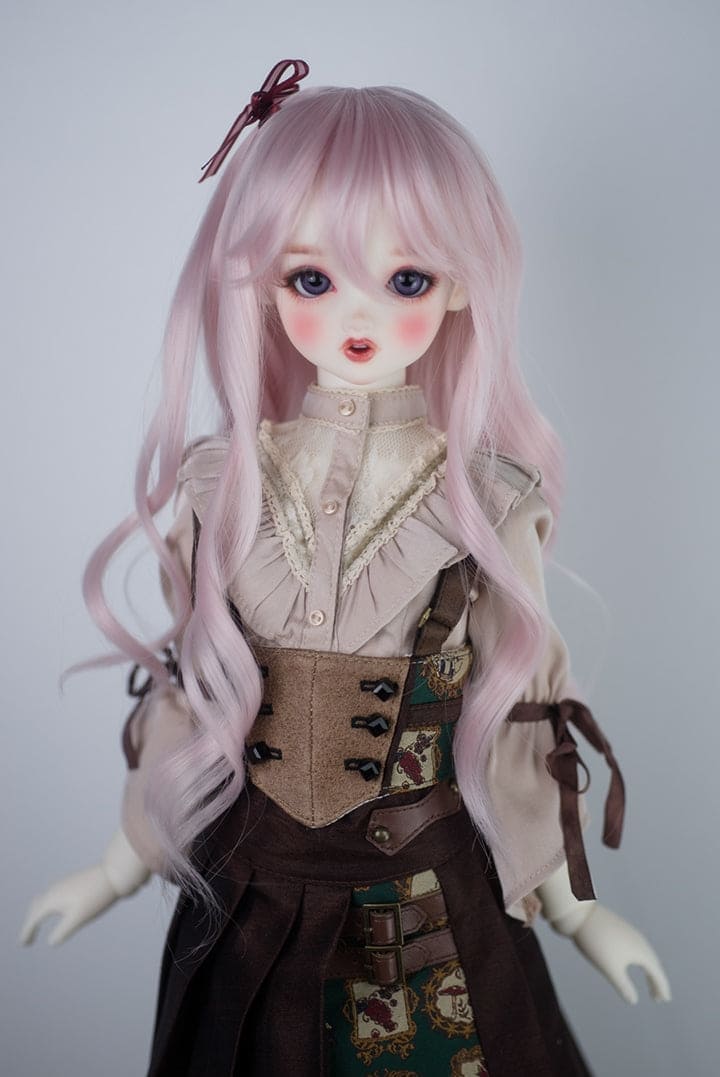 【HANNASU】HW-1038 娃用假髮 多色 / 8~9吋 BJD DD 1/3 MDD - 紀物書館+JiWu Bookstore