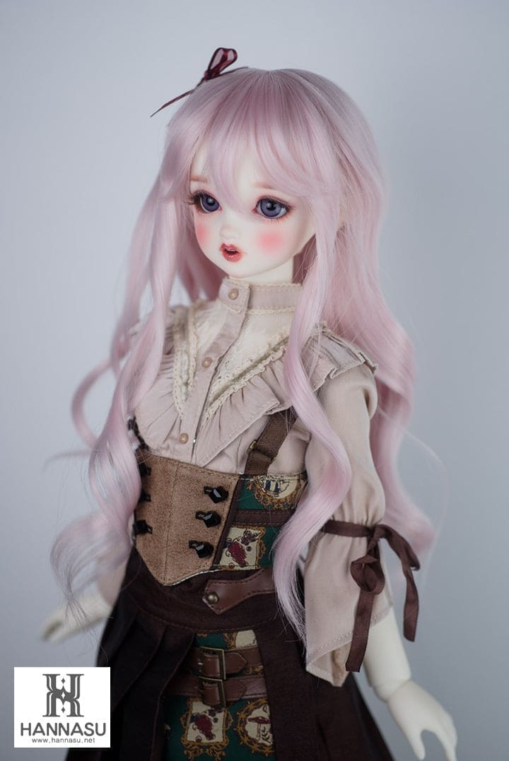 【HANNASU】HW-1038 娃用假髮 多色 / 8~9吋 BJD DD 1/3 MDD - 紀物書館+JiWu Bookstore