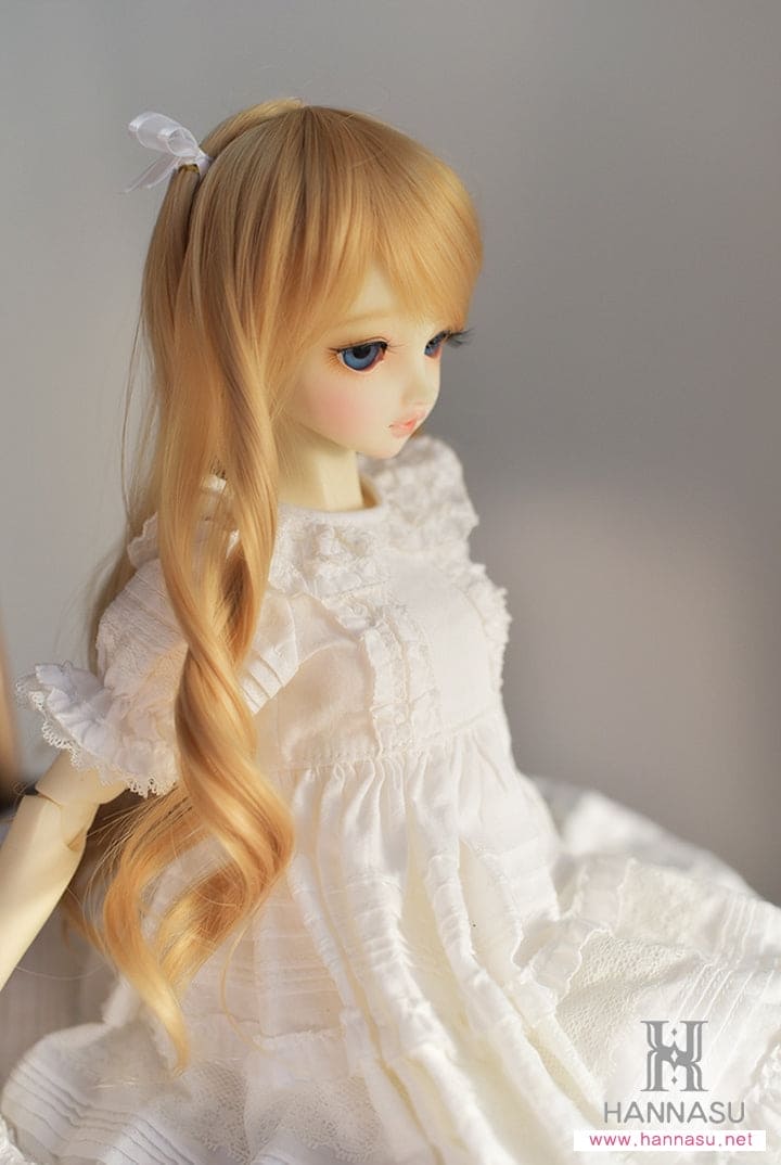 【HANNASU】HW-1038 娃用假髮 多色 / 8~9吋 BJD DD 1/3 MDD - 紀物書館+JiWu Bookstore