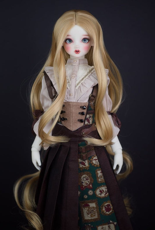 【HANNASU】 HW-1052 娃用假髮 多色 / 8~9吋 BJD DD 1/3 MDD - 紀物書館+JiWu Bookstore