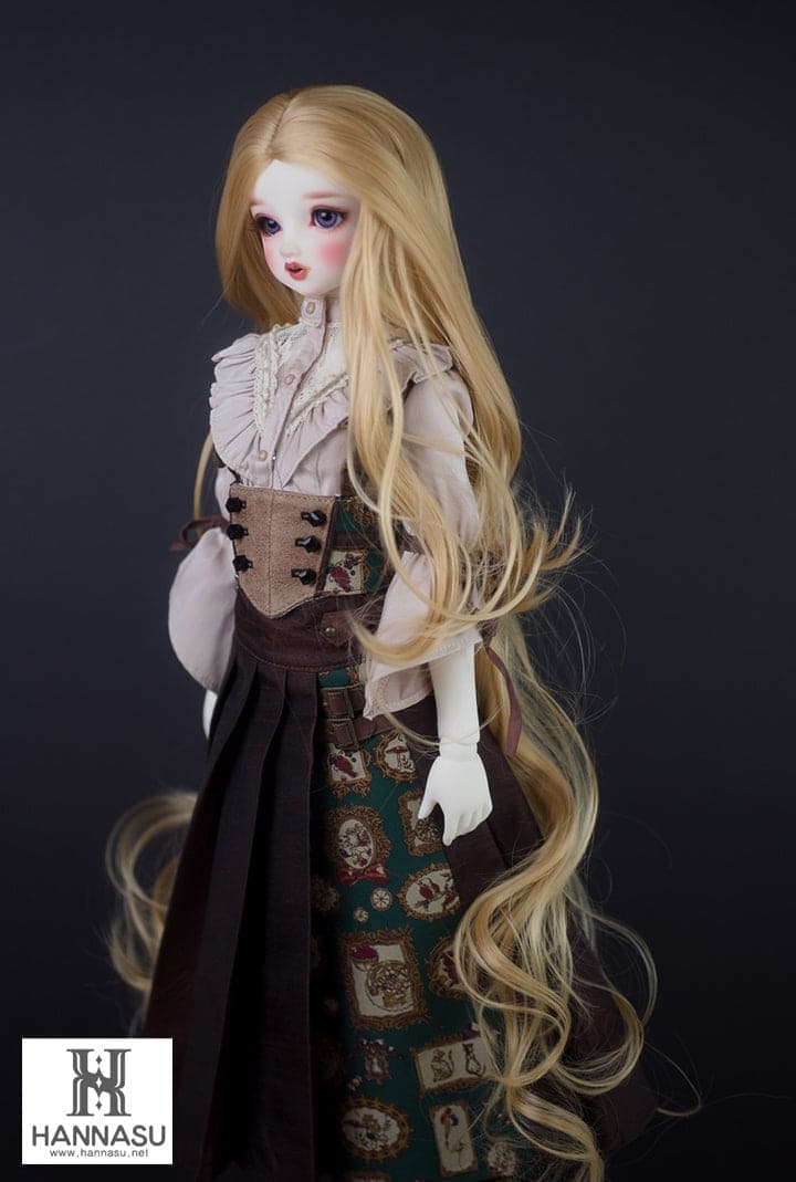 【HANNASU】 HW-1052 娃用假髮 多色 / 8~9吋 BJD DD 1/3 MDD - 紀物書館+JiWu Bookstore