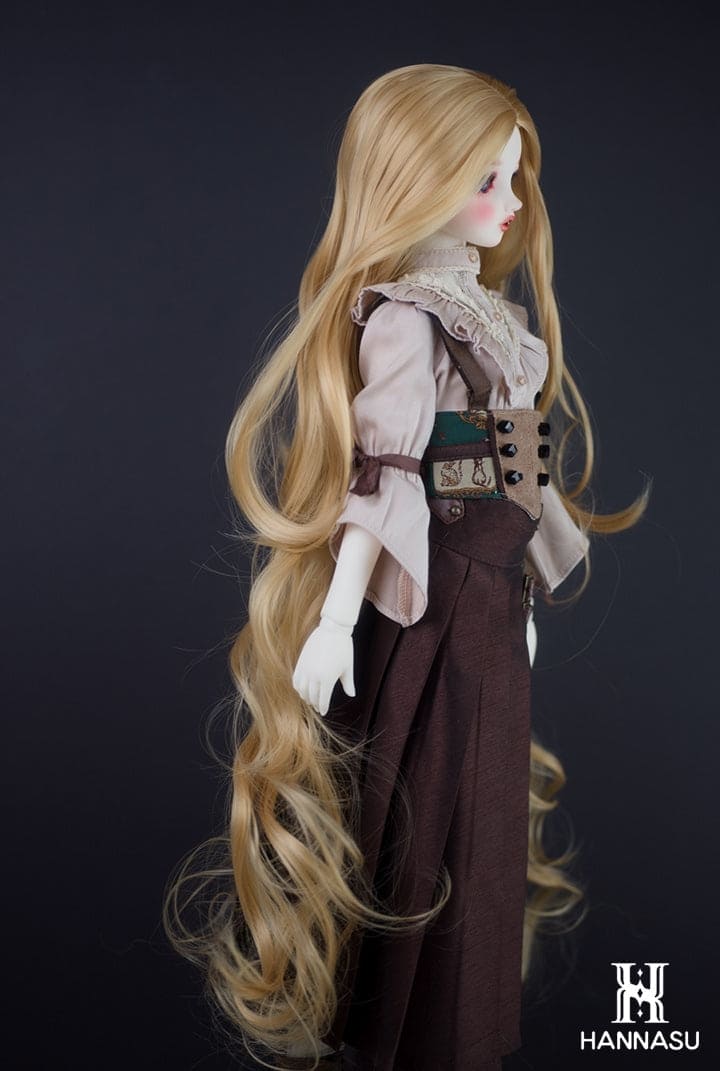 【HANNASU】 HW-1052 娃用假髮 多色 / 8~9吋 BJD DD 1/3 MDD - 紀物書館+JiWu Bookstore