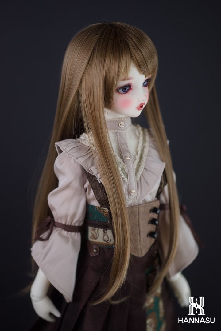 【HANNASU】 HW-1058 娃用假髮 多色 / 8~9吋 BJD DD 1/3 MDD - 紀物書館+JiWu Bookstore