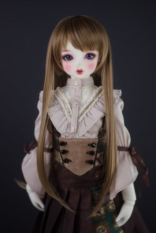 【HANNASU】 HW-1058 娃用假髮 多色 / 8~9吋 BJD DD 1/3 MDD - 紀物書館+JiWu Bookstore
