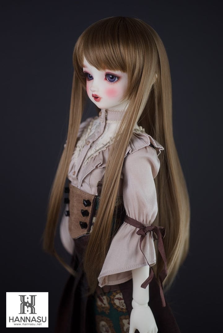 【HANNASU】 HW-1058 娃用假髮 多色 / 8~9吋 BJD DD 1/3 MDD - 紀物書館+JiWu Bookstore