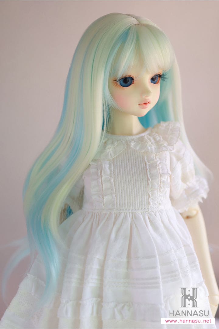【HANNASU】HW-1073 娃用假髮 多色 / 7~8吋 BJD AZO2 iMda3.0 1/4 - 紀物書館+JiWu Bookstore