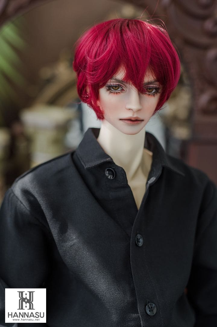 【HANNASU】HW-1077 娃用假髮 多色 / 7~8吋 BJD AZO2 iMda3.0 1/4 - 紀物書館+JiWu Bookstore