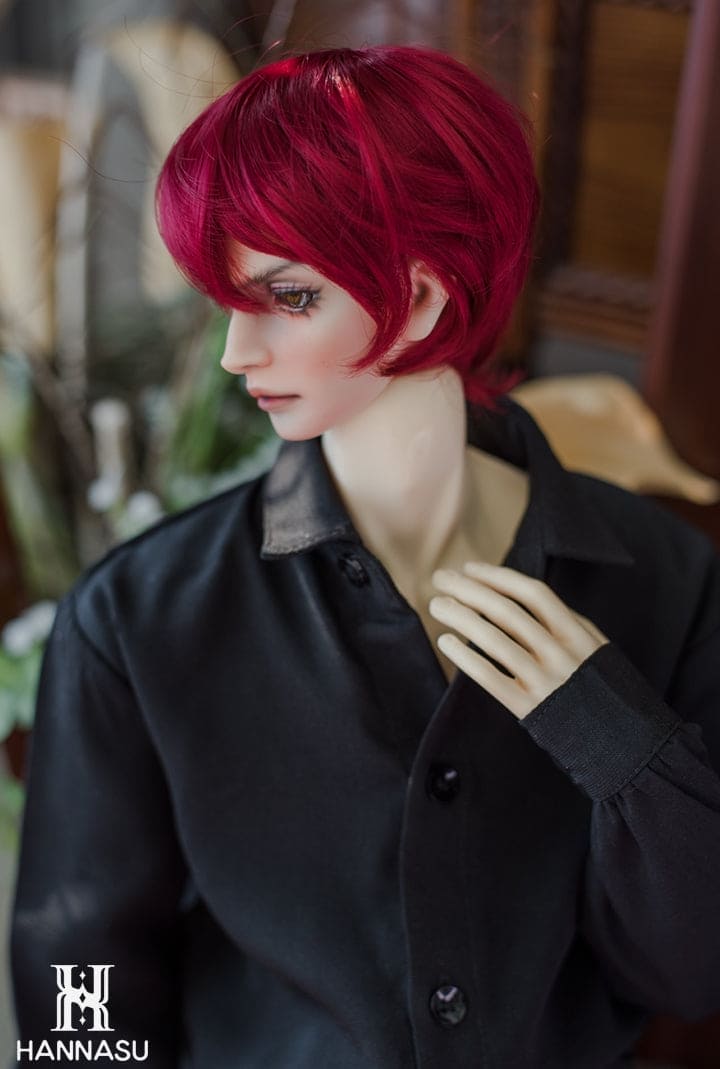 【HANNASU】HW-1077 娃用假髮 多色 / 7~8吋 BJD AZO2 iMda3.0 1/4 - 紀物書館+JiWu Bookstore